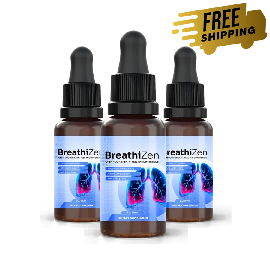 Three bottles of BreathiZen with free shipping